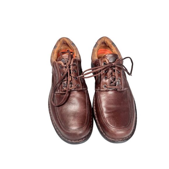 Clarks Unstructured Men'sBrown Leather Lace Up Brand: Clarks... Casual Shoes - Picture 1 of 14
